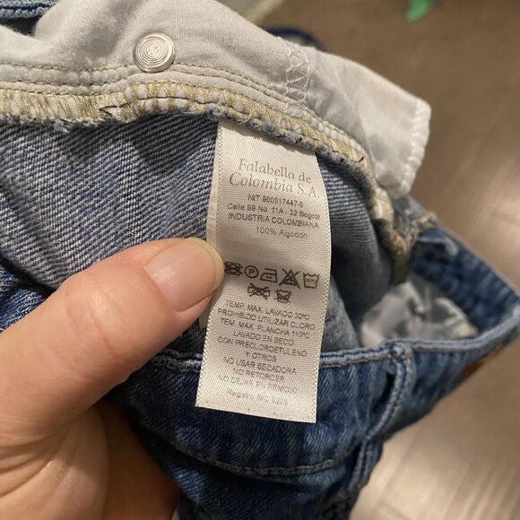 Denim Lab Cut Off Jean Shorts Womens Size M (28”) Embroidered Flowers - Picture 11 of 11